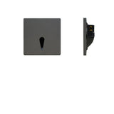 Modern Minimalist Waterproof LED Recessed Wall Sconce — Square Aluminum Alloy Body with PC Lens for Hallways