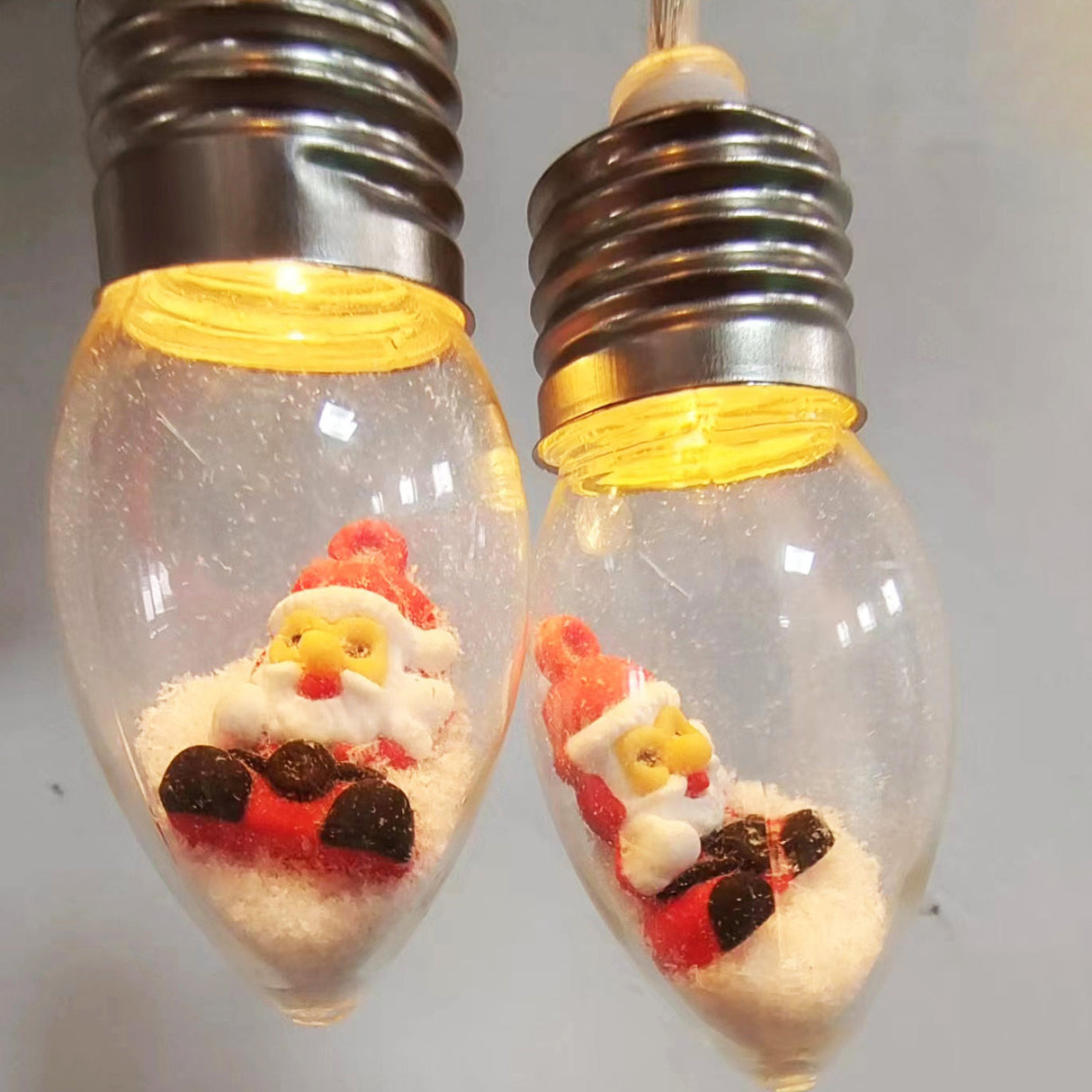 Contemporary Waterproof LED String Lights with PVC Bulbs – USB & Battery Powered, Creative Christmas Decoration for Living Room