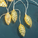 Contemporary Pine Cone LED String Lights – USB/Battery Powered, PE Material, Ideal for Entertainment Room