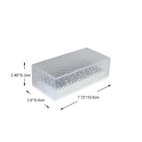 Modern Simplicity Solar LED Ice Brick Outdoor Light - Waterproof Acrylic Rectangular Landscape Lighting for Garden