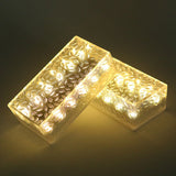 Modern Simplicity Solar LED Ice Brick Outdoor Light - Waterproof Acrylic Rectangular Landscape Lighting for Garden