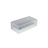 Modern Simplicity Solar LED Ice Brick Outdoor Light - Waterproof Acrylic Rectangular Landscape Lighting for Garden