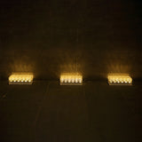 Modern Simplicity Solar LED Ice Brick Outdoor Light - Waterproof Acrylic Rectangular Landscape Lighting for Garden