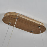 Traditional Japanese-Style LED Chandeliers – Iron, Fiberglass & Silica, Wavy Driftwood Imitation, Island Light for Dining Room