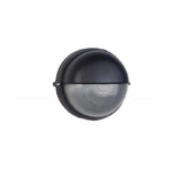 Weatherproof Contemporary Industrial Aluminum 1-Light Wall Sconce with Frosted Round Glass for Outdoor Patio Lighting
