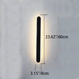 Sleek Modern Solar-Powered Wave LED Wall Sconce – Waterproof Aluminum & Acrylic Strip Lamp for Outdoor Patio