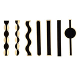 Sleek Modern Solar-Powered Wave LED Wall Sconce – Waterproof Aluminum & Acrylic Strip Lamp for Outdoor Patio