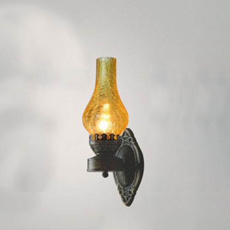 Retro Kerosene 1-Light Wall Sconce Lamp