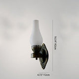 Retro Kerosene 1-Light Wall Sconce Lamp