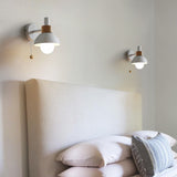 Nordic Macaron Globe One-Light Wall Sconce Lamp