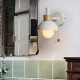 Nordic Macaron Globe One-Light Wall Sconce Lamp