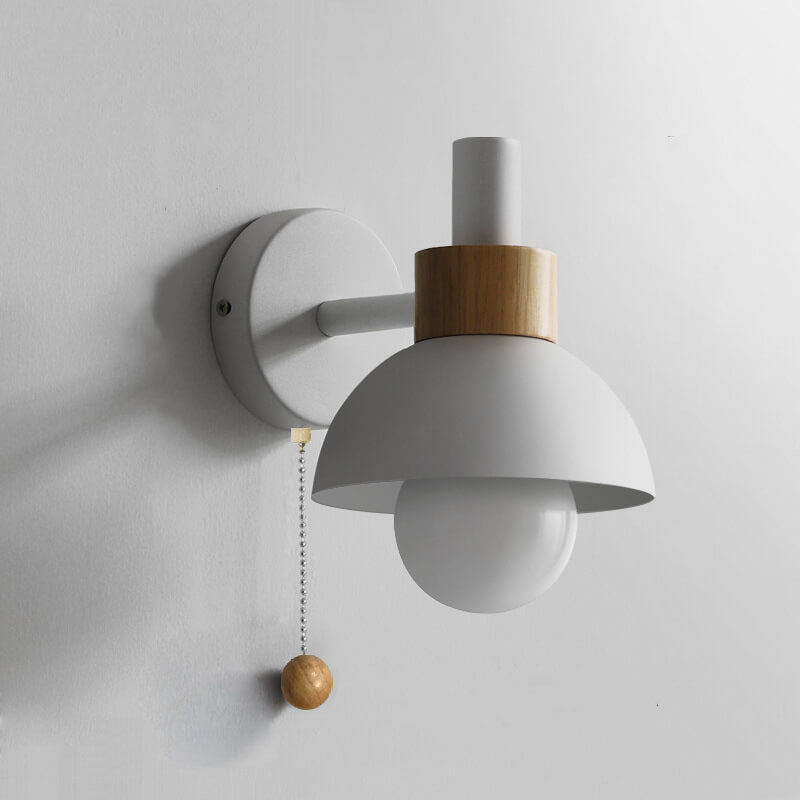 Nordic Macaron Globe One-Light Wall Sconce Lamp