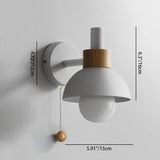 Nordic Macaron Globe One-Light Wall Sconce Lamp