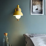 Nordic Macaron Globe One-Light Wall Sconce Lamp