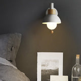 Nordic Macaron Globe One-Light Wall Sconce Lamp