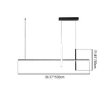 Ultra-Sleek Modern Minimalist Long-Line LED Chandelier