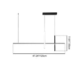 Ultra-Sleek Modern Minimalist Long-Line LED Chandelier
