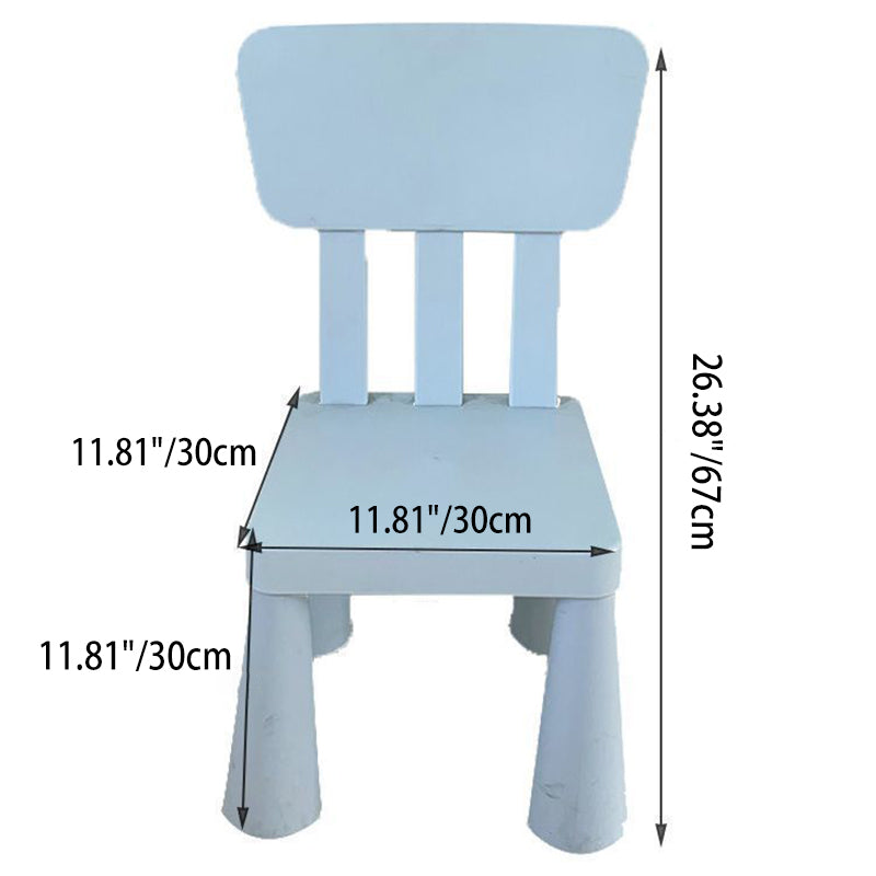 Modern Nordic Rectangular PE Kids' Desk & Chair Set – Ideal for Home Office & Study Space
