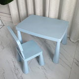 Modern Nordic Rectangular PE Kids' Desk & Chair Set – Ideal for Home Office & Study Space
