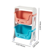 Contemporary Cat-Shaped Kids' PP Storage Shelf — Rectangular, 2/3/4-Tier Organizer for Living Room