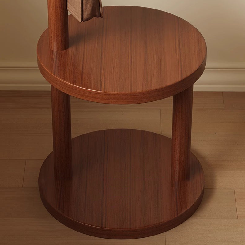 Modern Minimalist Tree-Shaped Hall Tree in Pine Wood & MDF — Cylindrical Round Design for Bedroom & Entryway