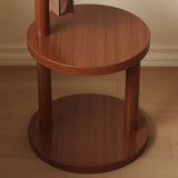 Modern Minimalist Tree-Shaped Hall Tree in Pine Wood & MDF — Cylindrical Round Design for Bedroom & Entryway