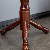 Traditional Chinese White Ash Solid Wood Hall Tree with Cylindrical-Triangular Design for Bedroom and Entryway