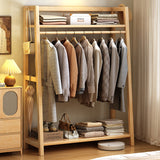 Modern Minimalist Hall Tree with Rectangular Trapezoidal Design – Solid Pine & Rubberwood, Multi-layer Board, 1/2 Drawer, for Bedroom & Entryways