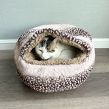 Cozy Round Arctic Fleece Pet Bed – Plush Long-Pile Lambswool with PP Cotton Filling, Colorful Warmth for Cats & Dogs, Bedroom-Ready