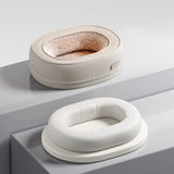 Modern Minimalist Oval Corduroy Dog & Cat Bed with Thickened PP Cotton — Perfect for the Bedroom