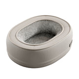 Modern Minimalist Oval Corduroy Dog & Cat Bed with Thickened PP Cotton — Perfect for the Bedroom