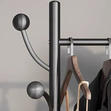Modern Minimalist Rectangular Tree-Branch Hall Tree in Stainless Steel for Bedroom & Entryways