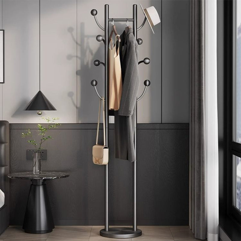 Modern Minimalist Rectangular Tree-Branch Hall Tree in Stainless Steel for Bedroom & Entryways