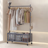 Modern Minimalist Rectangular Nan Bamboo Removable Hall Tree with 1 Storage Space – Perfect for the Bedroom