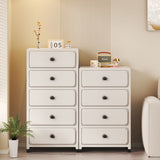 Sleek Modern Minimalist Rectangular PP Storage Cabinet – 3/4/5/6-Tier Organizer for Living Room