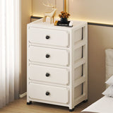 Sleek Modern Minimalist Rectangular PP Storage Cabinet – 3/4/5/6-Tier Organizer for Living Room