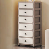 Sleek Modern Minimalist Rectangular PP Storage Cabinet – 3/4/5/6-Tier Organizer for Living Room