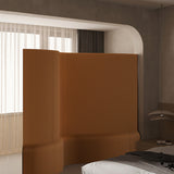 Sleek Modern Art Deco Rectangular Kraft Paper and Acrylic Extendable Room Divider for Living Room