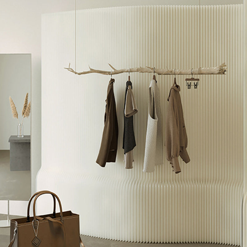 Sleek Modern Art Deco Rectangular Kraft Paper and Acrylic Extendable Room Divider for Living Room