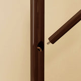 Contemporary Scandinavian Round Tree-Shaped Hall Tree with Swivel Coat Rack – Solid Pine Wood & MDF for Bedroom & Entryways