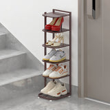 Modern Minimalist Iron Shoe Storage Rack in Square Pebble Pattern with Bake-Paint Finish — 5–10-Tier Options for Entryways & Living Rooms