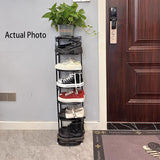 Modern Minimalist Iron Shoe Storage Rack in Square Pebble Pattern with Bake-Paint Finish — 5–10-Tier Options for Entryways & Living Rooms