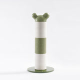 Modern Cylinder Cat Tree with HDPE Paper Rattan and Cold-Rolled Steel Frame – Contemporary Bedroom-Ready Design