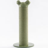 Modern Cylinder Cat Tree with HDPE Paper Rattan and Cold-Rolled Steel Frame – Contemporary Bedroom-Ready Design