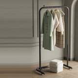 Modern Scandinavian Rectangular Stainless Steel Hall Tree for Bedroom – Sleek, Functional Storage Solution