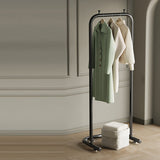 Modern Scandinavian Rectangular Stainless Steel Hall Tree for Bedroom – Sleek, Functional Storage Solution