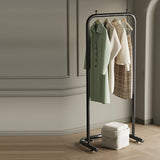 Modern Scandinavian Rectangular Stainless Steel Hall Tree for Bedroom – Sleek, Functional Storage Solution
