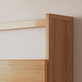Contemporary Scandinavian Nano Bamboo MDF Storage Bookshelf – Rectangular, 2- or 3-Tier with 1 Drawer for Bedroom & Study