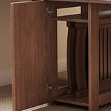 Contemporary Scandinavian Rectangular Rubberwood Desk & Foldable Chair Set – Solid Wood with Multi-Layer Panel, Ideal for Living & Dining Rooms