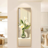 Contemporary Rectangular Full-Length Mirror in Float Glass with Push-Slide PS Frame – Decorative Wall Mirror for Living Room & Entryways